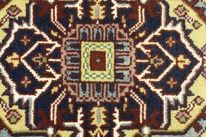 Red Geometric 8X10 Heriz Serapi Oriental Rug