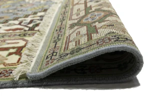 Light Gray Geometric 8X10 Heriz Serapi Oriental Rug