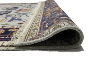 Light Gray Floral 9X12 Indo-Mahal Oriental Rug