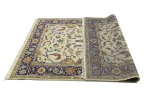 Cream Floral 6X9 Indo-Mahal Oriental Rug