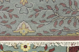 Blue-gray Pictorial Tribal 6X9 Chobi Oriental Rug