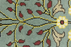 Blue-gray Pictorial Tribal 6X9 Chobi Oriental Rug