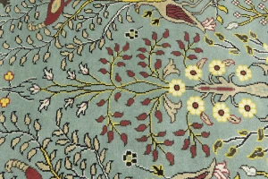 Blue-gray Pictorial Tribal 6X9 Chobi Oriental Rug