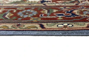 Light Blue Floral 9X12 Heriz Serapi Oriental Rug