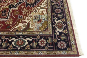 Red Floral 8X10 Heriz Serapi Oriental Rug