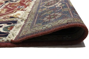 Red Floral 8X10 Heriz Serapi Oriental Rug
