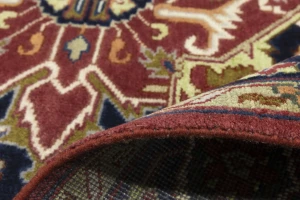 Red Floral 8X10 Heriz Serapi Oriental Rug