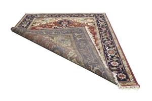 Red Floral 8X10 Heriz Serapi Oriental Rug