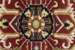 Red Floral 8X10 Heriz Serapi Oriental Rug