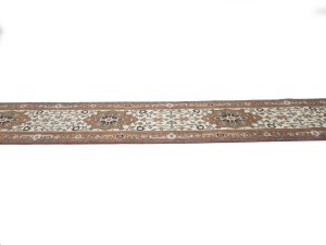 Cream Floral 3X16 Heriz Serapi Oriental Runner Rug