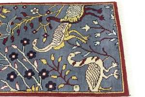 Gray Pictorial 2'5X8 Oriental Runner Rug