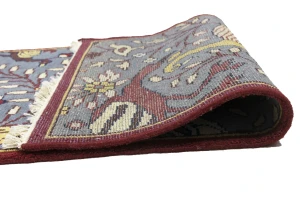 Gray Pictorial 2'5X8 Oriental Runner Rug