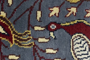 Gray Pictorial 2'5X8 Oriental Runner Rug