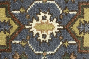 Gray Floral 3X6 Traditional Heriz Serapi Oriental Rug