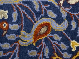 Blue Pictorial 3X12 Oriental Runner Rug