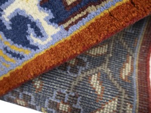 Blue Pictorial 3X12 Oriental Runner Rug