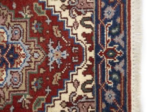 Rusty Red Floral 3X10 Heriz Serapi Oriental Runner Rug