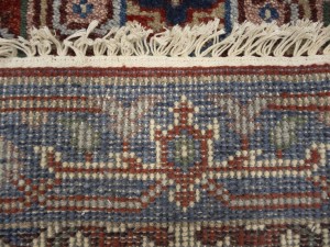 Rusty Red Floral 3X10 Heriz Serapi Oriental Runner Rug