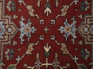 Rusty Red Floral 3X10 Heriz Serapi Oriental Runner Rug
