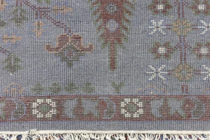 Gray Floral 9X12 Traditional Tree of Life Chobi Oriental Rug