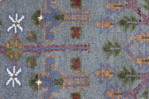Gray Floral 9X12 Traditional Tree of Life Chobi Oriental Rug