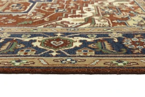 Rusty Red Floral 8X10 Heriz Serapi Oriental Rug