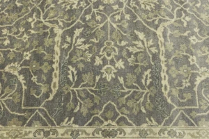 Brown Floral 8X10 Chobi Peshawar Oriental Rug