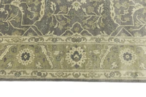 Brown Floral 8X10 Chobi Peshawar Oriental Rug