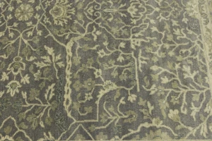 Brown Floral 8X10 Chobi Peshawar Oriental Rug