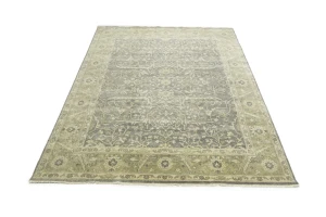 Brown Floral 8X10 Chobi Peshawar Oriental Rug