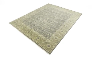 Brown Floral 8X10 Chobi Peshawar Oriental Rug