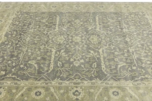 Brown Floral 8X10 Chobi Peshawar Oriental Rug