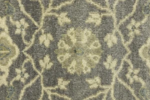 Brown Floral 8X10 Chobi Peshawar Oriental Rug