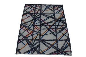 Multicolored Abstract 4X6 Modern Rug