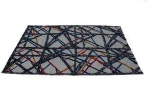 Multicolored Abstract 4X6 Modern Rug