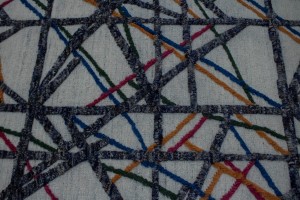 Multicolored Abstract 4X6 Modern Rug
