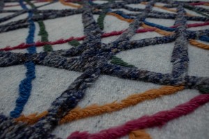 Multicolored Abstract 4X6 Modern Rug