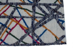 Multicolored Abstract 4X6 Modern Rug