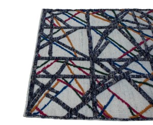 Multicolored Abstract 4X6 Modern Rug