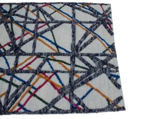 Multicolored Abstract 4X6 Modern Rug