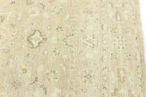 Muted Pinkish Beige Floral 8X10 Transitional Oriental Rug