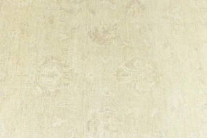 Muted Beige Floral 12X15 Transitional Oriental Rug