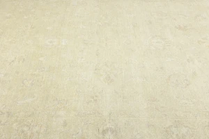 Muted Beige Floral 12X15 Transitional Oriental Rug