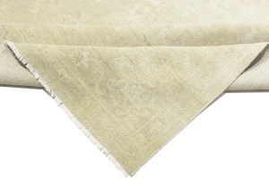 Muted Beige Floral 12X15 Transitional Oriental Rug