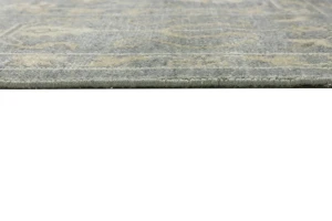 Muted Gray Floral 8X10 Transitional Oriental Rug