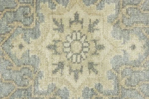 Muted Gray Floral 8X10 Transitional Oriental Rug
