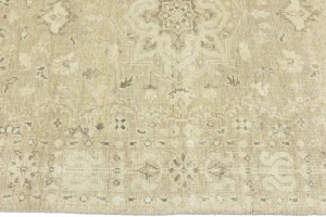 Muted Pinkish Beige Floral 4X6 Transitional Oriental Rug