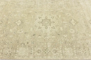 Muted Pinkish Beige Floral 4X6 Transitional Oriental Rug