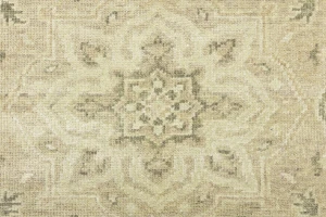 Muted Pinkish Beige Floral 4X6 Transitional Oriental Rug