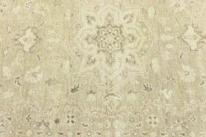 Muted Pinkish Beige Floral 4X6 Transitional Oriental Rug